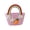 Pink, variant on KUMHONW Easter Baskets for Kids Personalized Woven Rope Easter Egg Basket Empty with Handle（9.6"x5.12"）