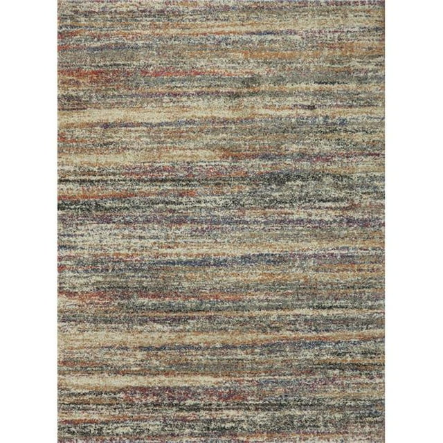 Dynamic Rugs MR46230946161 3 Pi 11 Po x 5 Pi 7 Po Tapis de Surface Contemporain Rectangle Mehari 23094 - 6161 Ivoire & Multicolore
