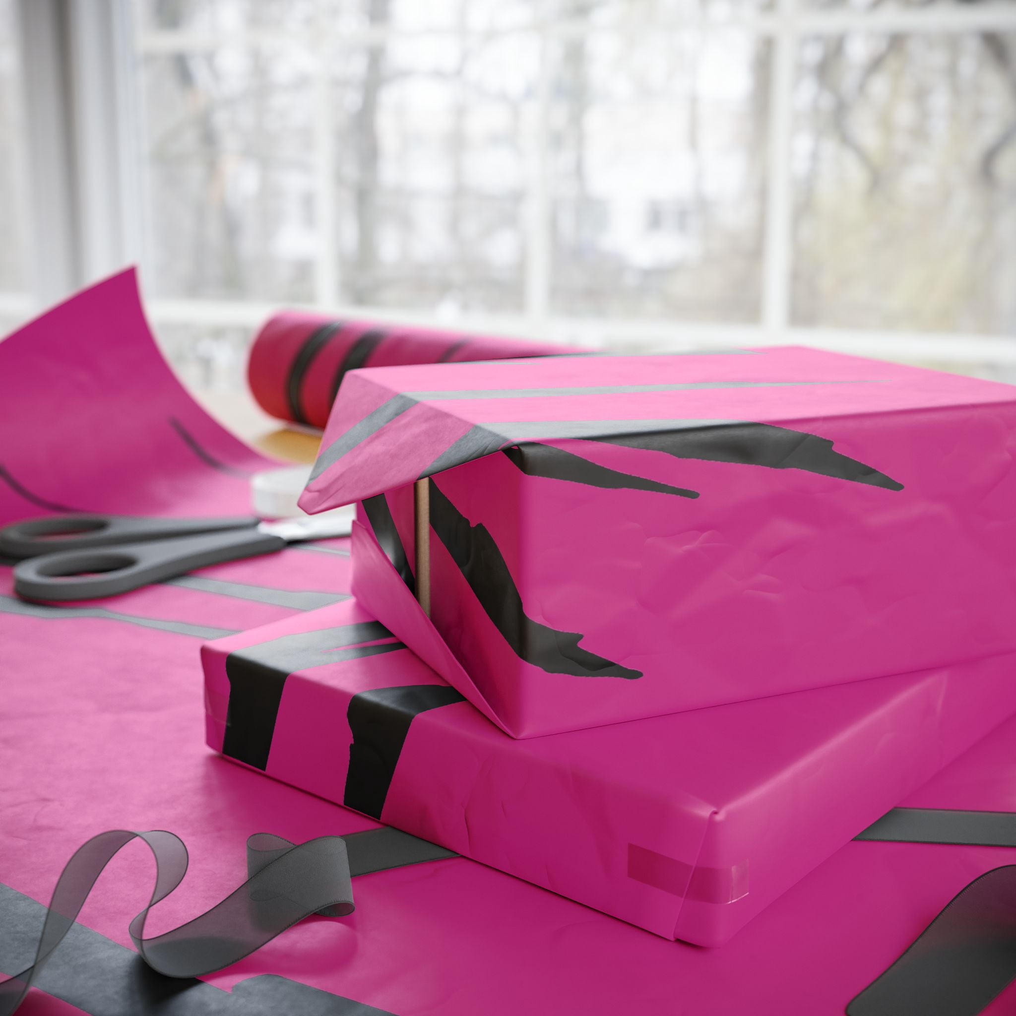 Effete Feline Claw Marks Scratch Gift Wrap Papers