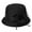 Black, variant on Women's Solid Color Sunshade Princess Hat with Flowers Fashion Summer Outdoor Breathable Fedoras Cap Evening Party Accessory