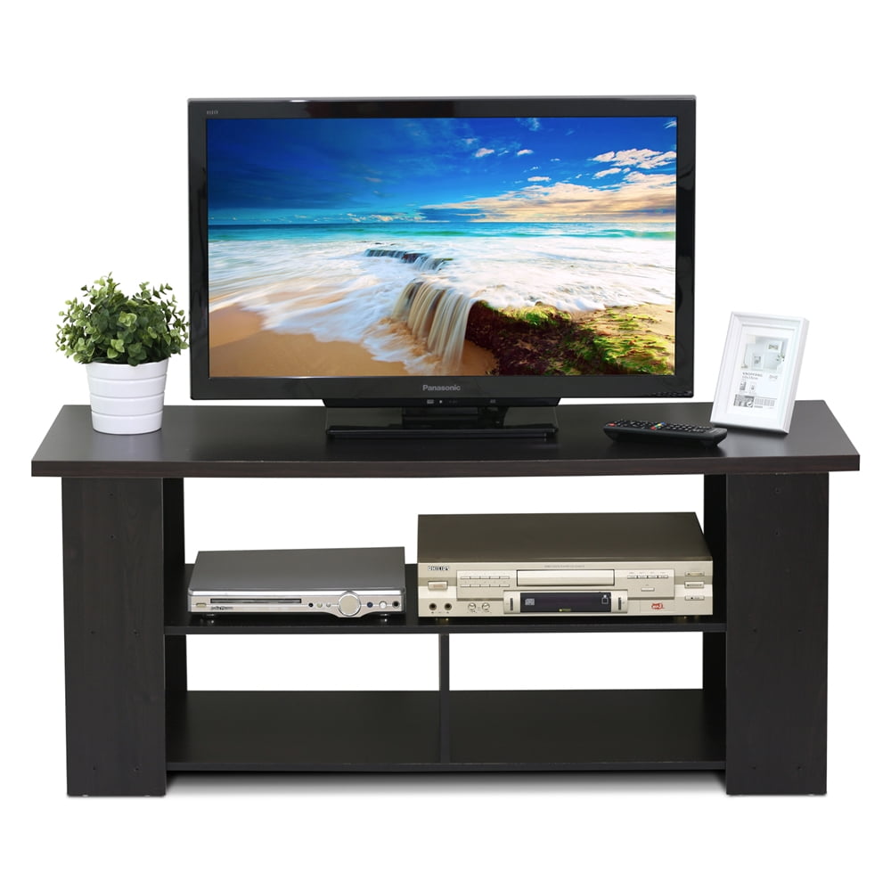 Furinno JAYA Engineered Wood TV Stand for TV up to 55" in Espresso