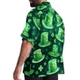 thumbnail image 3 of Saint Patrick's Day Men's Short Sleeve Shirts, Casual, Printed, Button Down Short, Summer Beach Shirts, Unisex, 3 of 6