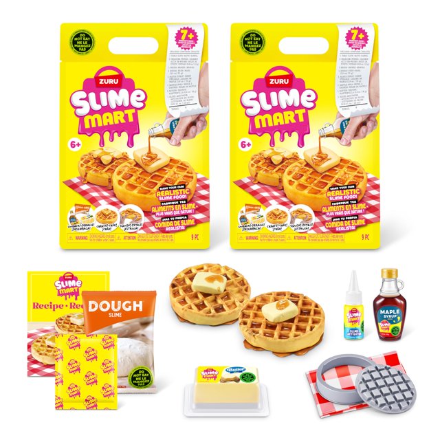 Slime Mart ZURU Bolsa Pequeña Waffles Pack de 2