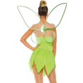 thumbnail image 3 of Disfraz navideño de Halloween, juego de rol, vestido de hada traviesa, disfraz de ala de hada (verde), 3 of 5