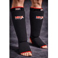 thumbnail image 5 of MRX BOXING & FITNESS Muay Thai Shin Guards Kick Boxing Leg & Foot Protector Pad MMA Shin Guard Extra Padding for Men or Women (Black, L/XL), 5 of 5
