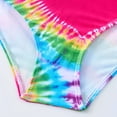 thumbnail image 7 of NAISIBABY Girls Bikini Swimsuit 2-Piece, Spaghetti Strap Trendy Tie-Dye High Waist Summer Beach Holiday Bathing Suits Multicolor 9T, 7 of 7