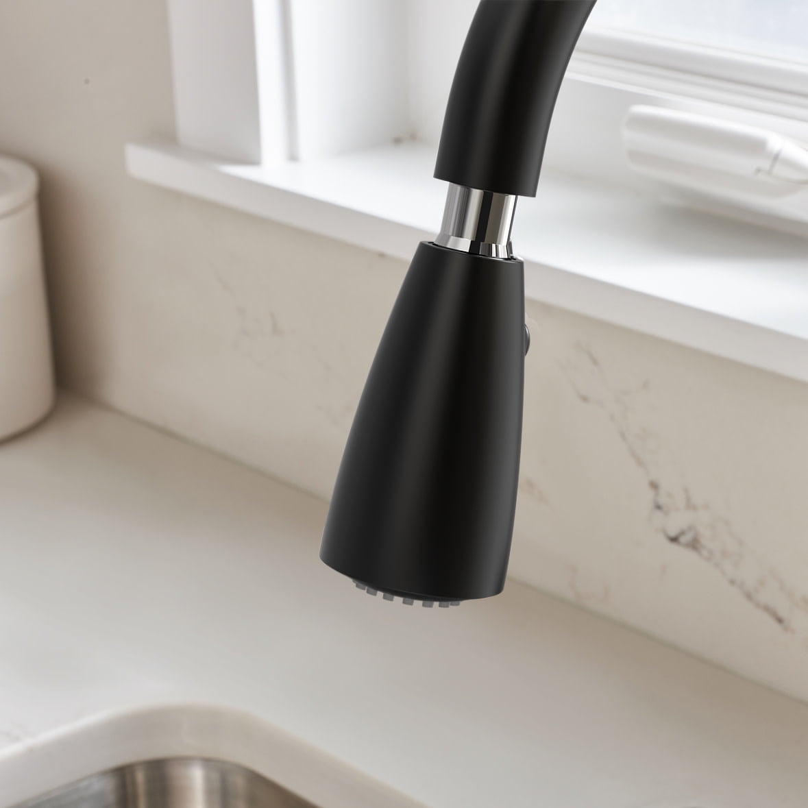 American Standard 7077.300 Colony Pro 1.5 GPM Single Hole Pull Down Kitchen Faucet -