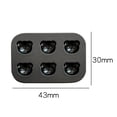 thumbnail image 6 of Tnobhg Dollhouse Cake Mold Lifelike Shape Fine Workmanship Miniature Baking Tray for Doll House Decorations, 6 of 8