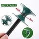thumbnail image 5 of Fiudx Guía para Mangueras de Jardín, Soporte con Forma de Flor para Mangueras de Agua, Plástico Verde, Diseño de Estaca Resistente, Ideal para Césped, Patios y Jardinería Al Aire Libre, Tamaño de 25, 5 of 7