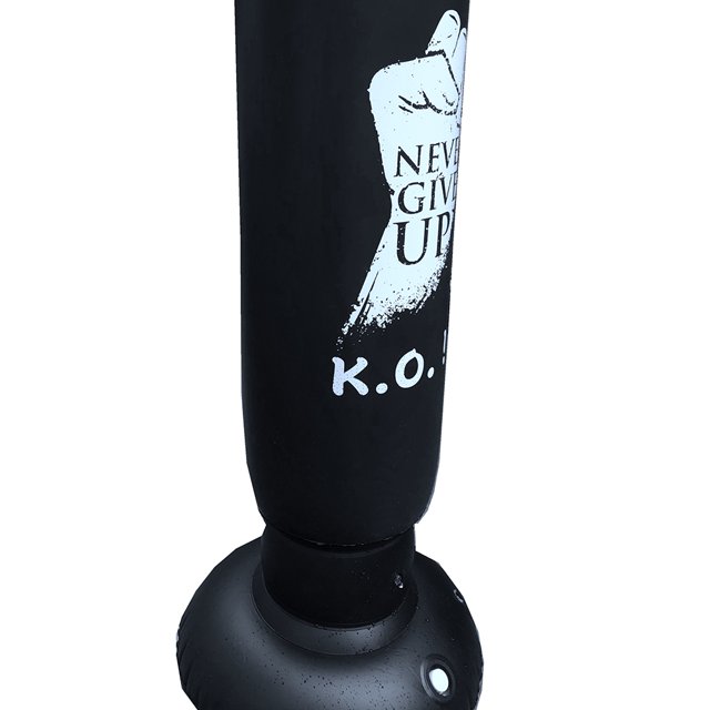 Bolsa De Boxeo Inflable niños boxeo vaso soporte chico adulto gimnasio ventilación pie saco pilar Sywqhk Para Estrenar