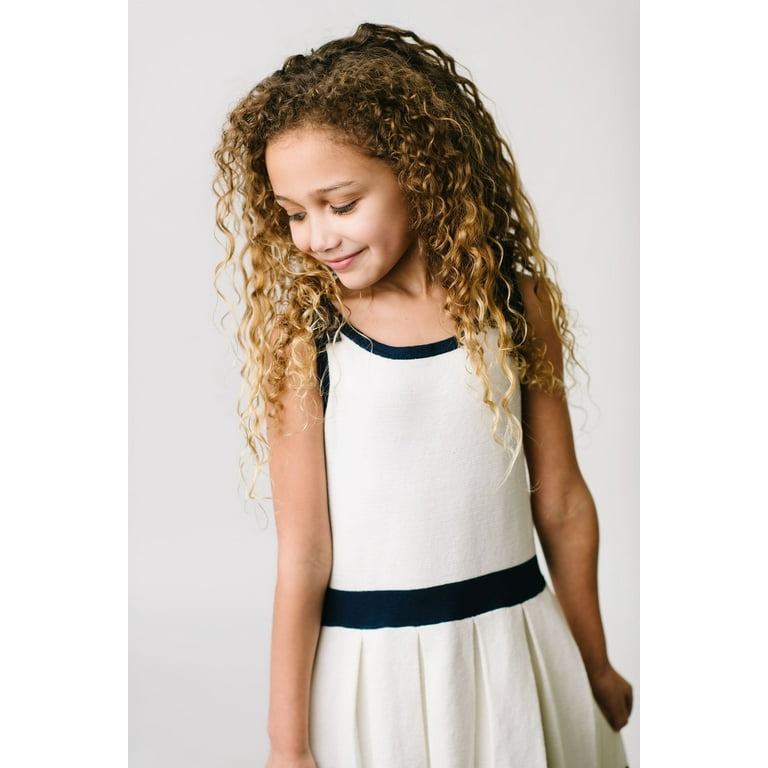 Hope & Henry Girls' Tennis Sweater Dress with Bows - Walmart.com