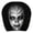 F, variant on wenhour Gothic Face Auto Headrest Cover, Ghosts Car Headrest Cover, Scary Face Printing Car Seat Headrest Protector for SUV Sedan Van Truck
