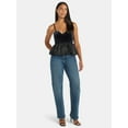 thumbnail image 2 of Madden NYC Women's Sleeveless Velour Bubble Hem Top, Sizes XXS-XXL, 2 of 5