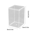 thumbnail image 2 of dgysar 8x8x8in Clear Acrylic Square Box Extra Large Transparent Display Case for Action Figures Crafts Models D 8*8*12cm, 2 of 6