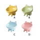 thumbnail image 4 of sweethay Alimentador de mascotas, tazón de comida a la moda, protección para el cuello, aumento de agua potable, contenedor de alimentación, cuencos Suministros para gatos Azul claro sweethay PT004543-03, 4 of 6