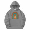 thumbnail image 5 of Hoodies for Girls Teen Sweatshirts Cute Loose Casual Soft Trendy Kids Streetwear Oversized Graphic Hoodie Toddler Girl Workout Fashion Comfy Y2K Hoodie Pullover Preppy, Size 4-14, 5 of 6