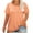 Orange, variant on Fmbrln Womens Plus Size Summer Short Sleeve T-Shirts Fashion Crew Neck Solid Color Tops Casual Loose Vacation Beach Comfy Tees