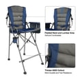 thumbnail image 4 of REDCAMP Extra Tall Camping Chairs for Adults 330lbs, Lawn Chairs Portable Bar Height Foldable Outside Director Chair with High Back Footrest, 6 Pack, 4 of 9