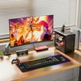 thumbnail image 3 of SANPTENT RGB 15W Large Keyboard Pad Wireless Charger Gaming Mouse  Pad, Desk Mat with 10 Light Modes, Keyboard Pad with Non-Slip Rubber Base, Waterproof Desk Pad for Home Office Decor, 3 of 8