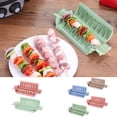 thumbnail image 2 of BBQ Skewer Maker Creative Non-slip Reusable Plastic Kabob Maker Barbecue Tool, 2 of 10