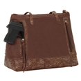 thumbnail image 2 of American West Bandana Shoulder Zip Top Handbag w Key Charm, 2 of 5