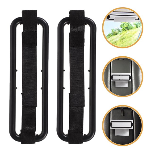 WHAMVOX 2Ud Soporte De Pañuelos Para De Auto Plástico Negro Ideal Para Camiones Y Rv