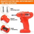 thumbnail image 5 of JoyStone 2 in 1 Kids Tool Bench Set, Pretend Play Tool Bench for Kids with Tools, Electric Drill and Transformable Tool Set, Learning Gift for Boys & Girls Age 3-5, Red, 5 of 8