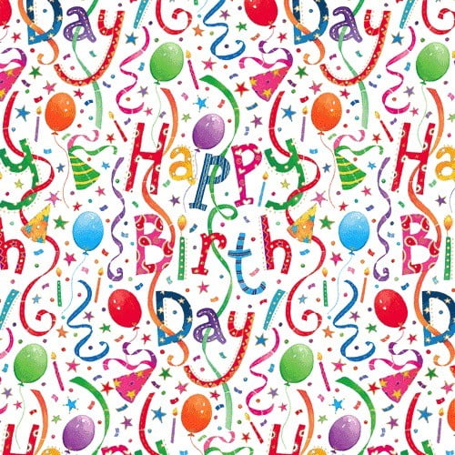 birthday-gift-wrapping-paper-wrap-roll-2-sheets-happy-birthday