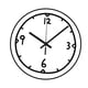 thumbnail image 1 of Reloj de pared creativo y sencillo con diseño de garabatos digitales para oficina, estudio y sala de estudio. estilo A, 1 of 9
