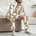 thumbnail image 7 of Lsque German Shepherd Dog Pattern Long Sleeve Pajama Set for Men - Soft 2-Piece Sleepwear and Loungewear Set with Pockets, Comfy Nightwear-Large, 7 of 7