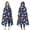 DarkBlue Cartoon Dinosaurs-1, variant on Wearable Blanket,DarkGreen Cartoon Dinosaurs Plants Pattern Hooded Wearable Flannel Blanket for Adults & Teens,Winter Poncho Shawl Wrap Cape Cozy Anti-Pill,50"x60"