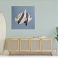 thumbnail image 2 of Striped Fish Marine Life Portrait Animals & Insects Graphic Art Gallery Wrapped Canvas Print Wall Art, 2 of 7