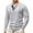 136#Light Gray, variant on Mens Long Sleeve Henley T-Shirt Slim Fit V Neck Button Shirts Stretch Tees Casual Lightweight Athletic Tops Khaki L