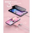 thumbnail image 5 of Podoru Wireless Portable Charger, 10000mAh Magnetic Power Bank LED Display 22.5W PD Fast Charging Battery Pack for iPhone 16/15/14/13/12/Mini/Pro/Pro Max-Pink, 5 of 7