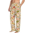 thumbnail image 6 of Logiee Fall Pumpkin Print Pajama Pants for Men,Men’s Pajama Bottoms,Mens PJ Pants with Pockets & Button Fly-X-Large, 6 of 6