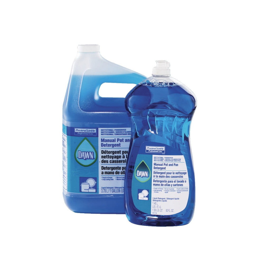 Dawn 091186 Dishwashing Liquid, 1 Gal, Original Scent, Blue, Ceramic