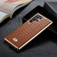 thumbnail image 6 of Dteck for Samsung Galaxy S22 Ultra 6.8 inch 2022 Case, Premium PU and TPU Python Plating Back Cover All-Round Protection Shockproof Protective Case for S22 Ultra Ladies Women Men, Brown, 6 of 7