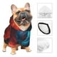 thumbnail image 3 of Balery Red And Blue Fire Sudadera con Capucha para Perros Pequeños – Ropa para Mascotas, Disfraz para Perros y Gatos, Ideal para Fiestas y Cosplay-Medium, 3 of 7