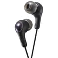 thumbnail image 1 of JVC Gumy in Ear Earbuds Auriculares con Paquete de Papel, Sonido Potente, Ajuste cómodo y Seguro, Piezas de Silicona S/M/L - HAFX7BN (Negro), 1 of 5