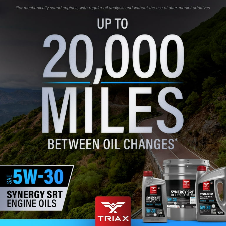 TRIAX Synergy SRT 5W-30 Full Synthetic Engine Oil, 1 Quart