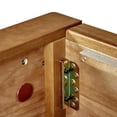 thumbnail image 3 of Benjara Transitional Slatted Wooden Frame Full Size Bed, Teak Brown, 3 of 3