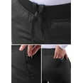 thumbnail image 4 of Adar Pro Scrubs For Women - Skinny Leg Yoga Scrub Pants - P7102 - Black - L, 4 of 7