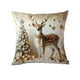thumbnail image 2 of Ireezec Linen Christmas Pillow Cover Holiday Decor Sofa Cushion Ca Farmhou Style Decorative Throw Pillow Cover for Living Room Bedroom asonal Home Accents, 2 of 6