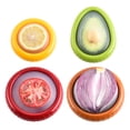 thumbnail image 1 of Fresh Stretch Pod Food Savers Ahorro Aguacate 4 Piezas Silicona Reutilizable para Frigorífico, 1 of 9