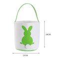 thumbnail image 2 of Bolsa Bonitos de cubo de conejito de Pascua, de mano de almacenamiento de cola de felpa, de caza de huevos Tmvgtek Para Estrenar, 2 of 7