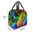 thumbnail image 5 of Prestonplayz Portable Lunch Bag, Insulated Lunch Box Reusable Lunch Totes Bag For Camping Hiking Travel Picnic, 5 of 8