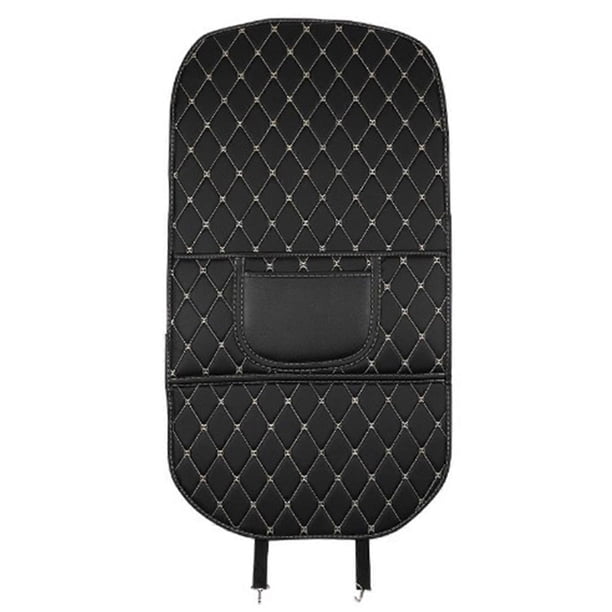 Car Seat Back Shield PU Leather Rear Seat Protector Kick Protection Mat Cover Easy To Clean Wear Resistant Bigger