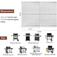thumbnail image 2 of Grisun SUS304 9MM Cooking Grates for Weber Spirit 300 and Spirit II 300 Series, Spirit 700, Genesis Silver/Gold/Platinum B & C, Genesis 1000-3500, Replacement Parts for Weber 7638 7639, 2 of 7