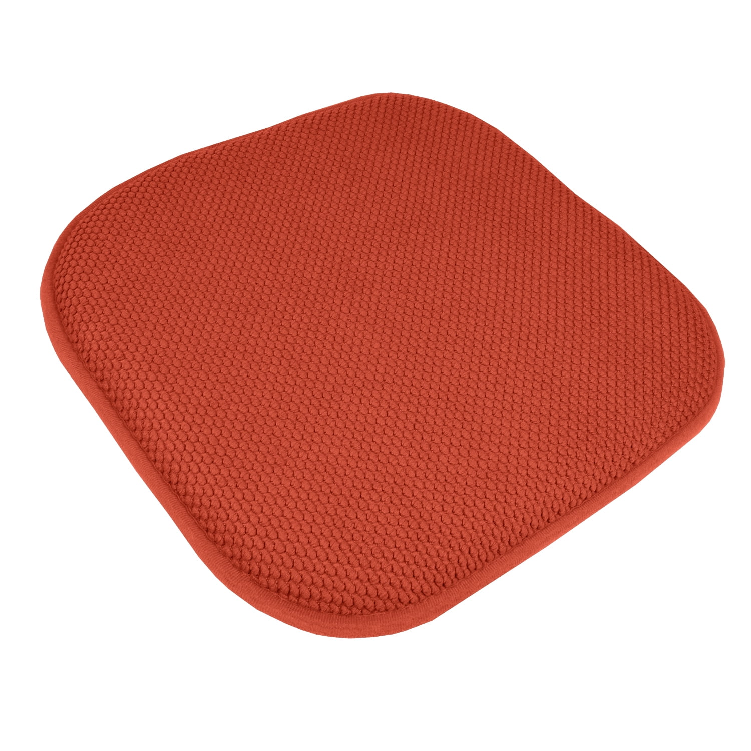 Memory Foam Honeycomb Non-Slip Back 16" x 16" Chair Cushion Pad 2, 4, 6, 12 Pack