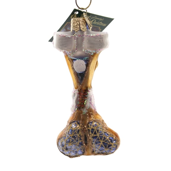 Old World Christmas Sports Collection Glass Blown Ornaments for Christmas Tree Lacrosse
